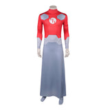Invincible Emperor Argall Red Jumpsuit Cosplay Costume Outfit Halloween Carnival Suit