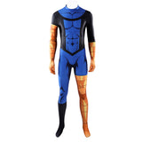 Invincible Mark Grayson Blue Jumpsuit Cosplay Costume Outfit Halloween Carnival Suit