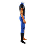 Invincible Mark Grayson Blue Jumpsuit Cosplay Costume Outfit Halloween Carnival Suit