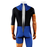 Invincible Mark Grayson Blue Jumpsuit Cosplay Costume Outfit Halloween Carnival Suit