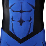 Invincible Mark Grayson Blue Jumpsuit Cosplay Costume Outfit Halloween Carnival Suit