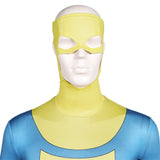 Invincible Mark Grayson Blue Yellow Combat Suit Cosplay Costume Outfits Halloween Carnival Suit
