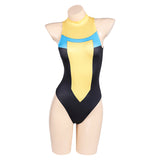 Invincible Mark Grayson Blue Yellow One-piece Suimsuit Cosplay Costume Outfits Halloween Carnival Suit