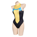 Invincible Mark Grayson Blue Yellow One-piece Suimsuit Cosplay Costume Outfits Halloween Carnival Suit