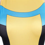 Invincible Mark Grayson Blue Yellow One-piece Suimsuit Cosplay Costume Outfits Halloween Carnival Suit