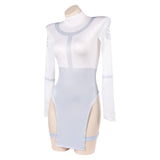 Invincible Mark Grayson Genderbend Version White Lingerie Cosplay Costume Outfit Halloween Carnival Suit