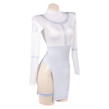 Invincible Mark Grayson Genderbend Version White Lingerie Cosplay Costume Outfit Halloween Carnival Suit