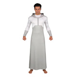 Invincible Mark Grayson Gray Hooded Jumpsuit Cosplay Costume Outfit Halloween Carnival Suit