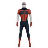 Invincible Oliver Grayson Red and Black Bodysuit Jumpsuit Cosplay Costume Outfit Halloween Carnival Suit