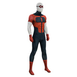 Invincible Oliver Grayson Red and Black Bodysuit Jumpsuit Cosplay Costume Outfit Halloween Carnival Suit