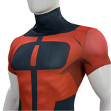 Invincible Oliver Grayson Red and Black Bodysuit Jumpsuit Cosplay Costume Outfit Halloween Carnival Suit