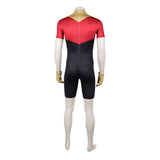 Invincible Oliver Grayson Red Jumpsuit Cosplay Costume Outfit Halloween Carnival Suit