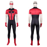 Invincible Oliver Grayson Red Outfit Cosplay Costume Outfit Halloween Carnival Suit