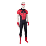 Invincible Oliver Grayson Red Outfit Cosplay Costume Outfit Halloween Carnival Suit