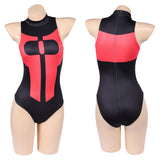 Invincible Oliver Grayson Women Red and Black Swimsuit Cosplay Costume Outfit Halloween Carnival Suit
