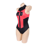 Invincible Oliver Grayson Women Red and Black Swimsuit Cosplay Costume Outfit Halloween Carnival Suit
