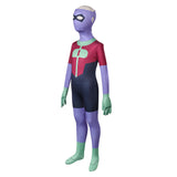 Invincible Omni-Man Kids Children Purple Jumpsuit Cosplay Costume Outfits Halloween Carnival Suit