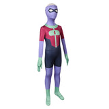 Invincible Omni-Man Kids Children Purple Jumpsuit Cosplay Costume Outfits Halloween Carnival Suit