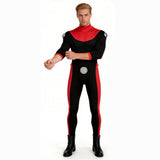 Invincible Scott Red and Black Jumpsuit Cosplay Costume Outfit Halloween Carnival Suit
