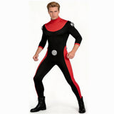 Invincible Scott Red and Black Jumpsuit Cosplay Costume Outfit Halloween Carnival Suit