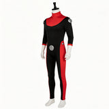 Invincible Scott Red and Black Jumpsuit Cosplay Costume Outfit Halloween Carnival Suit