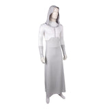 Invincible Season 4 Grand Regent White Hooded Jumpsuit Cosplay Costume Outfit Halloween Carnival Suit