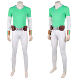 Invincible Stone Man Green Outfit Cosplay Costume Outfit Halloween Carnival Suit