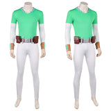 Invincible Stone Man Green Outfit Cosplay Costume Outfit Halloween Carnival Suit