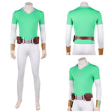 Invincible Stone Man Green Outfit Cosplay Costume Outfit Halloween Carnival Suit