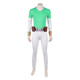 Invincible Stone Man Green Outfit Cosplay Costume Outfit Halloween Carnival Suit