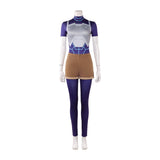 Invincible Tech Jacket Women Blue Outfit Cosplay Costume Outfit Halloween Carnival Suit