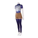 Invincible Tech Jacket Women Blue Outfit Cosplay Costume Outfit Halloween Carnival Suit