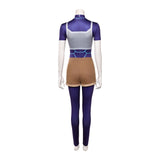 Invincible Tech Jacket Women Blue Outfit Cosplay Costume Outfit Halloween Carnival Suit