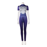 Invincible Tech Jacket Women Blue Outfit Cosplay Costume Outfit Halloween Carnival Suit