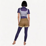 Invincible Tech Jacket Zoe Women Purple Outfit Cosplay Costume Outfit Halloween Carnival Suit