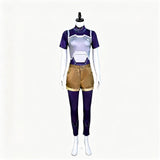 Invincible Tech Jacket Zoe Women Purple Outfit Cosplay Costume Outfit Halloween Carnival Suit