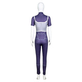 Invincible Tech Jacket Zoe Women Purple Outfit Cosplay Costume Outfit Halloween Carnival Suit