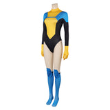 Invincible Terra Grayson Women Yellow Jumpsuit Cosplay Costume Outfits Halloween Carnival Suit