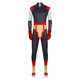 Invincible Thokk Battle Beast Black Jumpsuit Cosplay Costume Outfit Halloween Carnival Suit