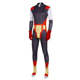 Invincible Thokk Battle Beast Black Jumpsuit Cosplay Costume Outfit Halloween Carnival Suit