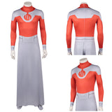Invincible Thragg Red Bodysuit Cosplay Costume Outfit Halloween Carnival Suit