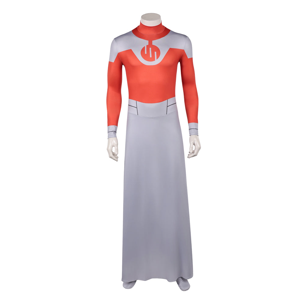 Thragg Robe Invincible Season 4 Thragg Red Bodysuit Cosplay Costume Outfit Hallowe ...