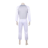 Invincible Thragg White Jumpsuit Cosplay Costume Outfit Halloween Carnival Suit