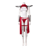 Invincible Universa Women Red and White Outfit Cosplay Costume Outfit Halloween Carnival Suit