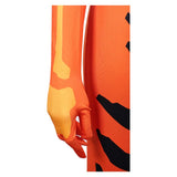 Invincible Volcanikka Women Orange Jumpsuit Cosplay Costume Outfit Halloween Carnival Suit