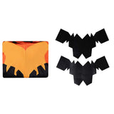 Invincible Volcanikka Women Orange Jumpsuit Cosplay Costume Outfit Halloween Carnival Suit