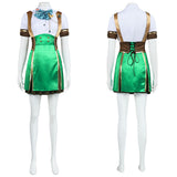 Isekai Slow Life Sarah Women Green Outfit Cosplay Costume Outfit Halloween Carnival Suit