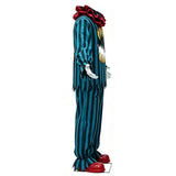 It Pennywise Green and Black Striped Outfit Cosplay Costume Outfit Halloween Carnival Suit