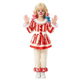 It Pennywise Kids Children Red Clown Suit Cosplay Costume Outfit Halloween Carnival Suit