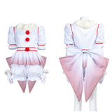 IT Pennywise Unisex White Outfit Cosplay Costume Outfit Halloween Carnival Suit